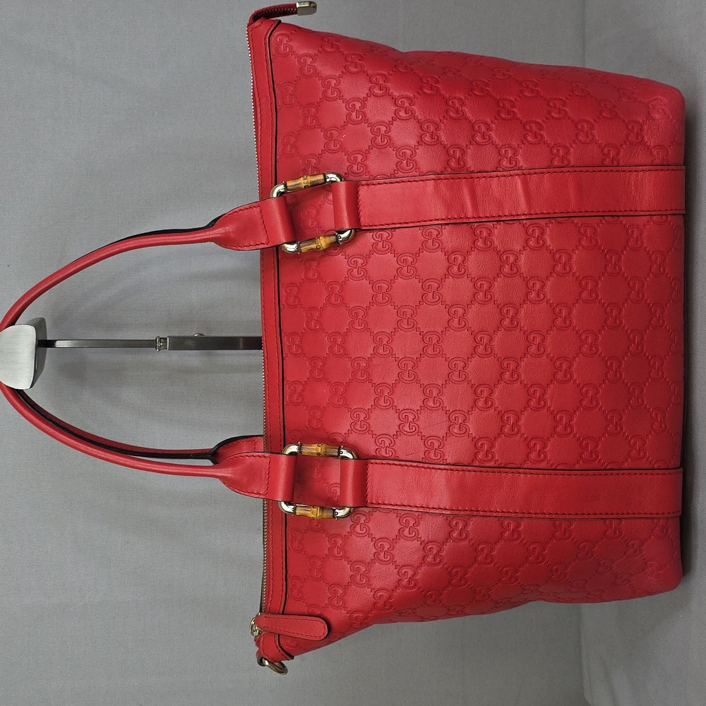 ✨️GUCCI Guccissima Bamboo Bar Tote - Picture 2 of 16
